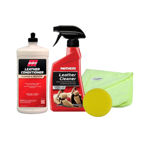 COMBO PREMIUM  LIMPEZA E HIDRATAÇÃO PARA COURO