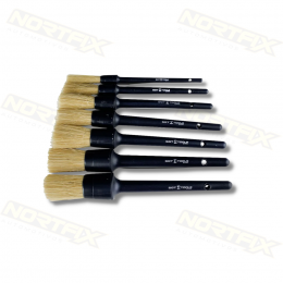 KIT 7 PINCEIS CERDAS NATURAIS  DETALHAMENTO EXTERNO SIGMA TOOLS