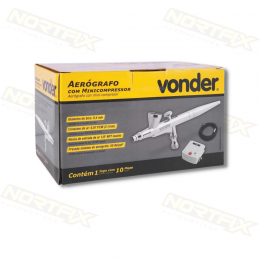 AEROGRAFO C/ MINI COMPRESSOR VONDER