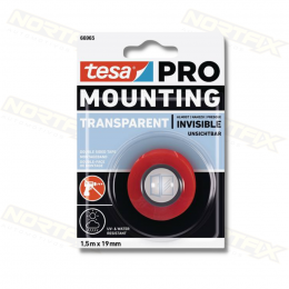 FITA DUPLA FACE TESA PRO MOUNTING ACRILICA 19mm X 1,5m TRANSPARENTE