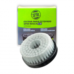 ESCOVA ROTATIVA BRANCA DENSIDADE SUPER MACIA 120MM - 5/8 FOR DETAIL